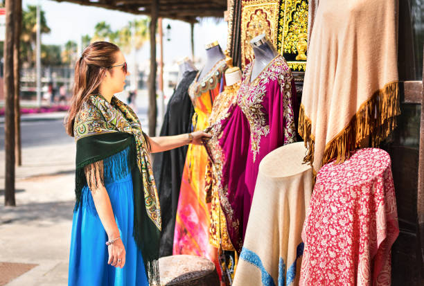 Marché du textile - Bur Dubai Souk mall commerces emirats