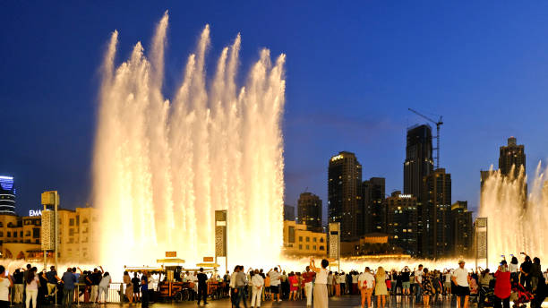 festivals spectacle fontaines dubai mall animations emirats arabes unis