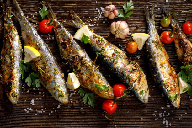 Sardinha Assada sardines braissées charbon plat portugais