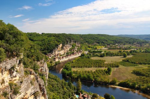 Paysage valloné en Dordogne